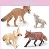 Набор ПВХ моделей диких животных "Койот" со статичными фигурками животных для обучения и игры