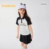 Balabala Girls' Summer Short-Sleeved Top & Skirt Set