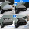 ABS автомобильный зеркальный кожух заднего вида крышка корпуса боковое зеркало двери отделка корпуса для Honda CR-V CRV 6-го поколения 2023 2024 2025 гибрид