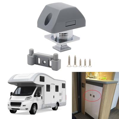 Квадратные кнопочные защелки Нажимной замок Легкая установка Аксессуар для автодома, яхты, морского шкафа, офисного хранения Инженерные