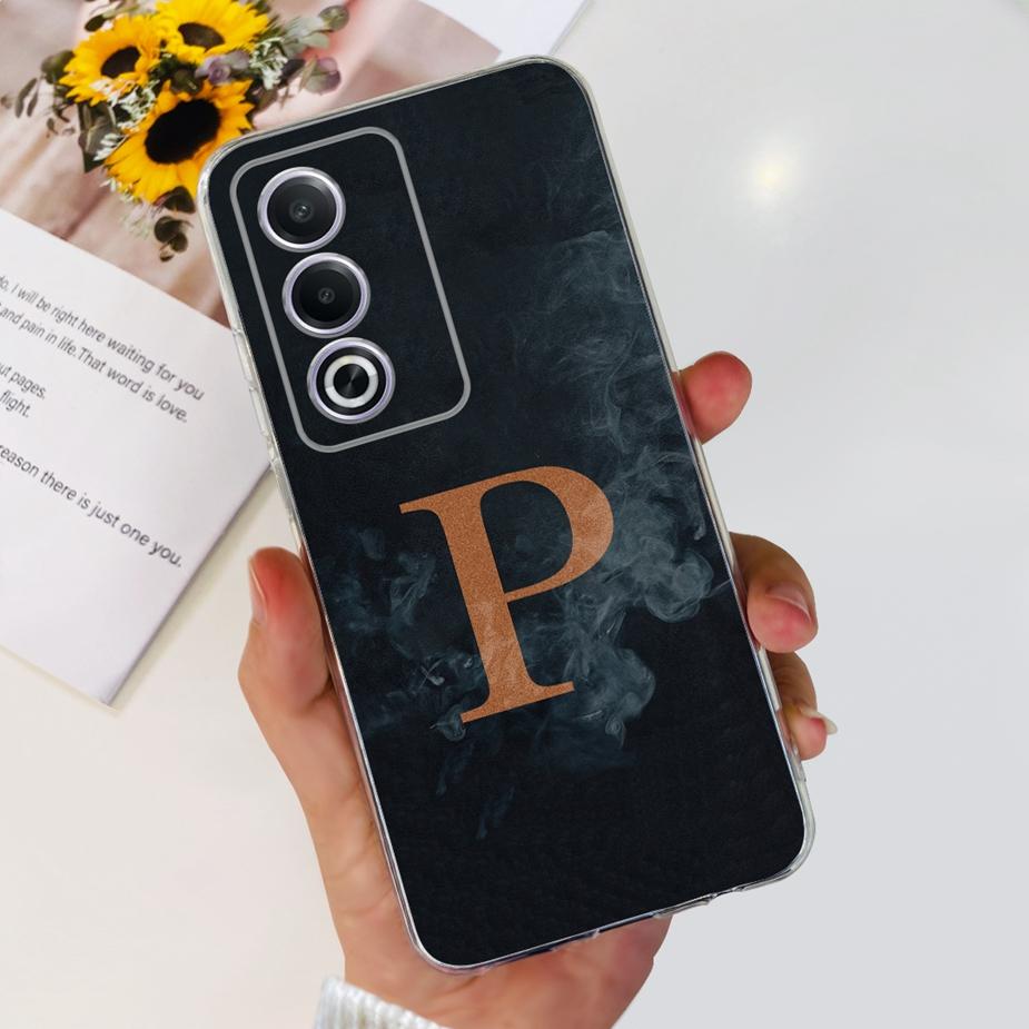 Для Oppo A80 5G Чехол OppoA80 CPH2639 Новый 26 Букв Чехол Прозрачный Силиконовый Чехол для Телефона Для Oppo A3 Pro 5G A3Pro CPH2665 Мягкие Fundas