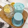 Silicone Ice Cube Mold Round Ice Bucket Cup Mould Refrigerator Freeze Ice Maker Creative Design Ice Cube Mold for Party Barware