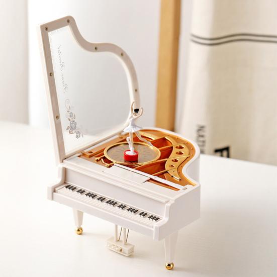 Креативная музыкальная шкатулка для драгоценностей, декоративное легкое настольное украшение