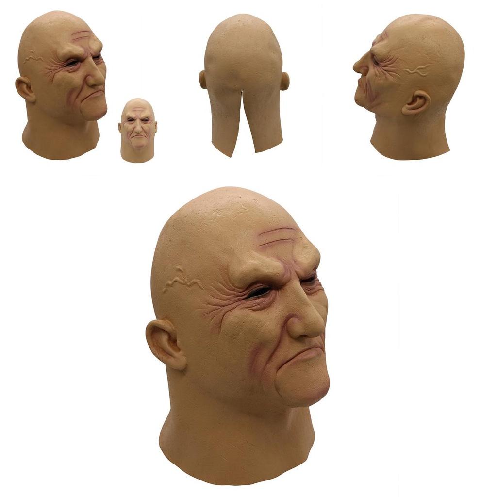 Реалистичная латексная маска человека для Хэллоуина с мягким удобным носимым дизайном