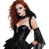 Halloween Realistic Crow Statue Shoulder Strap Style for Halloween Party Indoor Outdoor House Garden Decoration Christmas Party