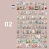 Mr.Paper 6 Стилей 100 Листов/книга Важные Наклейки Винтажные Растения Цветы Руководство Декорация DIY Материал Корейские Канцелярские Товары