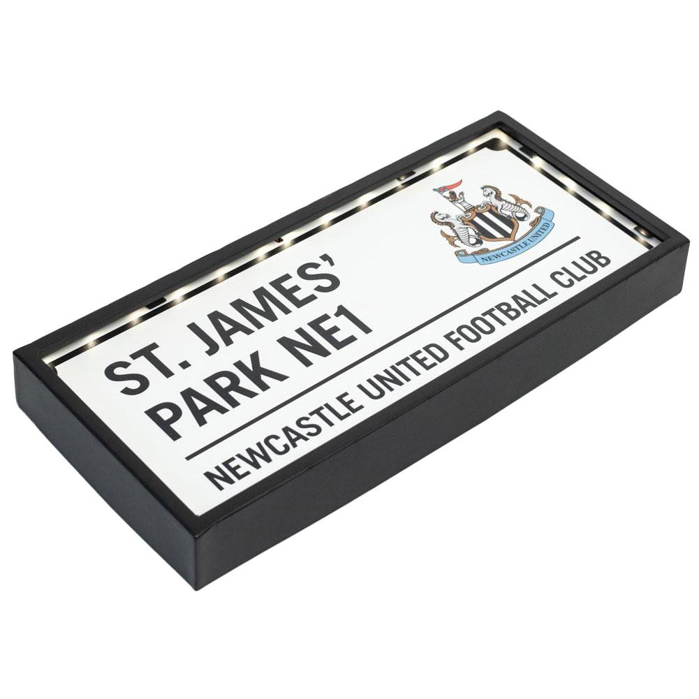 Newcastle United FC Металлическая светодиодная уличная вывеска