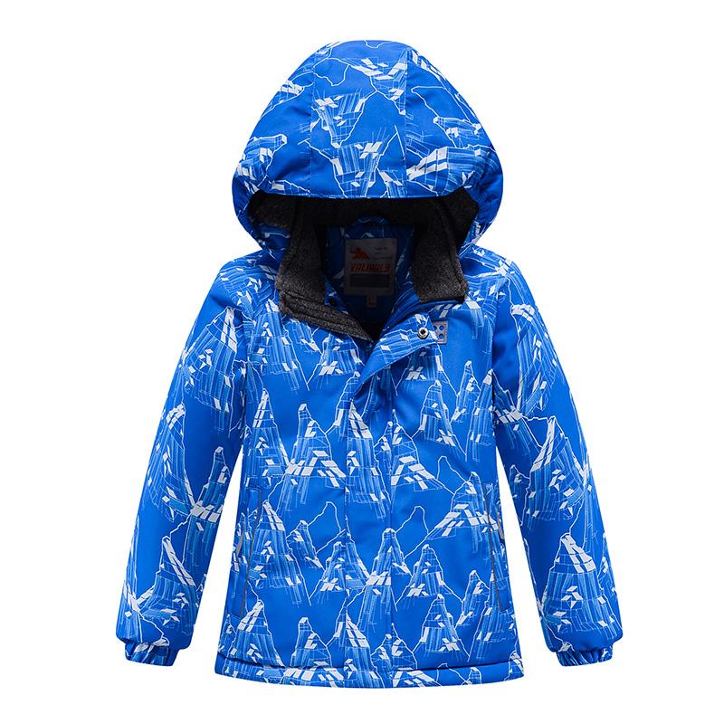 Boys Ski Suit VALIANLY Kids Snowsuit Winter Children Boys Ski Sets Ski Jacket Pants Outdoor
