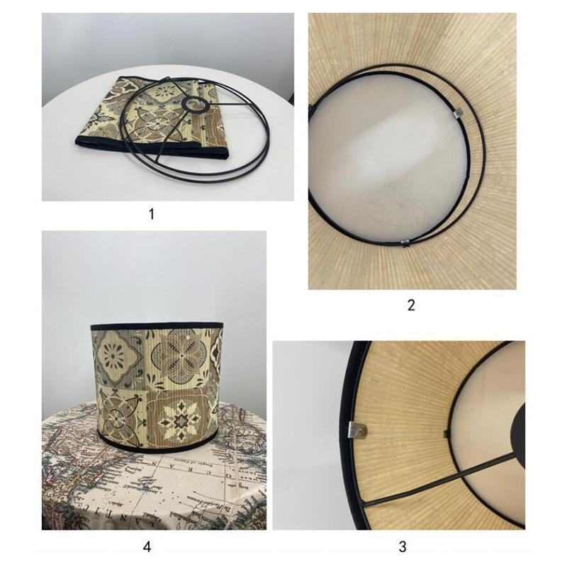 Ретро-стиль бамбуковый абажур настенный светильник рождественская праздничная атмосфера декоративный абажур гостиная люстра E27 настольная лампа чехол