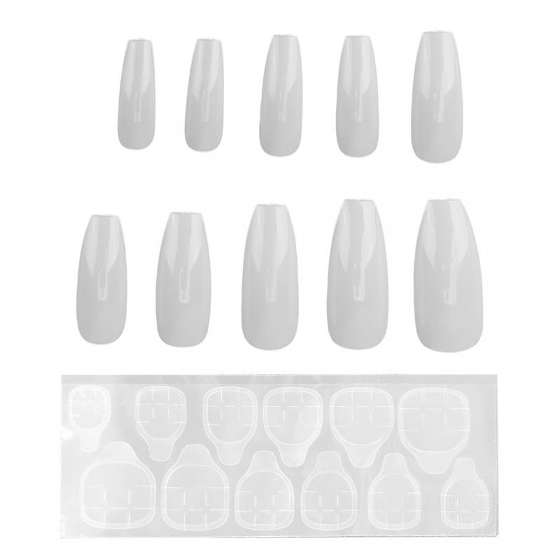 10pcs Coffin Press On Nails Long Press Full Cover False Nails for Women and GirlsN5342-03