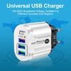 Быстрое USB-зарядное устройство для путешествий (США/Великобритания/ЕС): 20 Вт PD с 3 портами USB