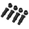 RC Shock Absorber Bushing Kit Iron Plastic RC Shock Eye Bushing Sleeves Set for ZD Racing 17 MX 07