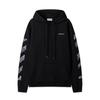 Off-White 2025 Autumn and Winter New Sketch Pattern Arrow Looped Hooded Sweatshirt for Men and Women