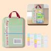 1PC Homework & College Papers Storage Pouch for Books Documents DIY Arts and Crafts Scrapbook Paper Transparent Zipper Document File Pouch
