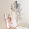 Spring and Summer Fashion High-end Mulberry Silk Summer Sun Protection Shawl Thin Neck Protection Foreign Style Scarf