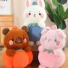 Dog Pumpkin Capybara Plush Doll Pig Rabbit Stuffed Doll Fruit Animal Plush Toy Birthday