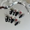 Quick Nails Красная роза Наклейка для ногтей Алмазный ноготь, съемный накладной ноготь, светотерапия для ногтей, накладной ноготь, наклейка для ногтей, накладной ноготь, наклейка для ногтей, наклейка для ногтей