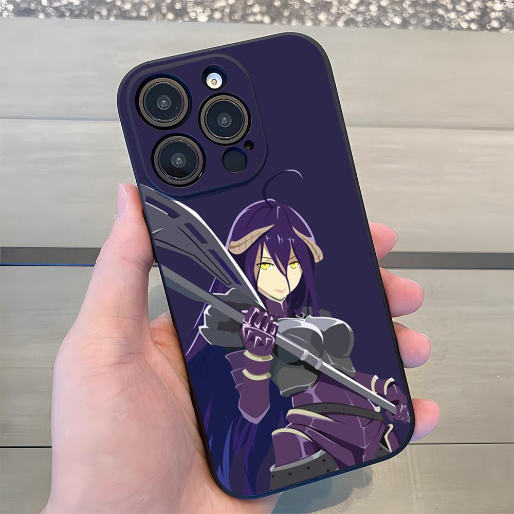 Чехол для телефона с аниме O-Overlords для IPhone 18 Pro Max 17 Pro 16 15 14 Plus 12 13 11 Ударопрочный Мягкий Чехол
