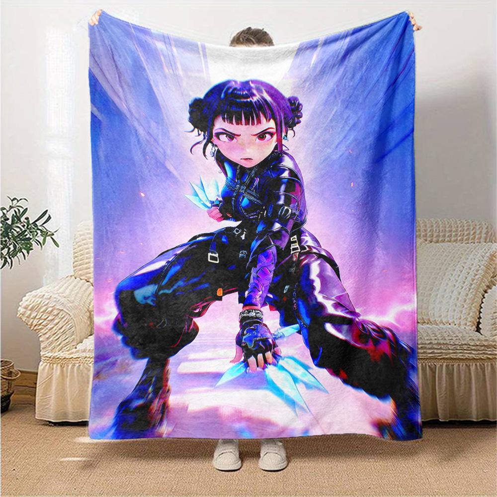 Kpop Blanket Ultra-Soft Great for Sofa Bedding Seaside Four Seasons Multipurpose Playful Design Ideal Gift For Birthday Valentine'S Day
