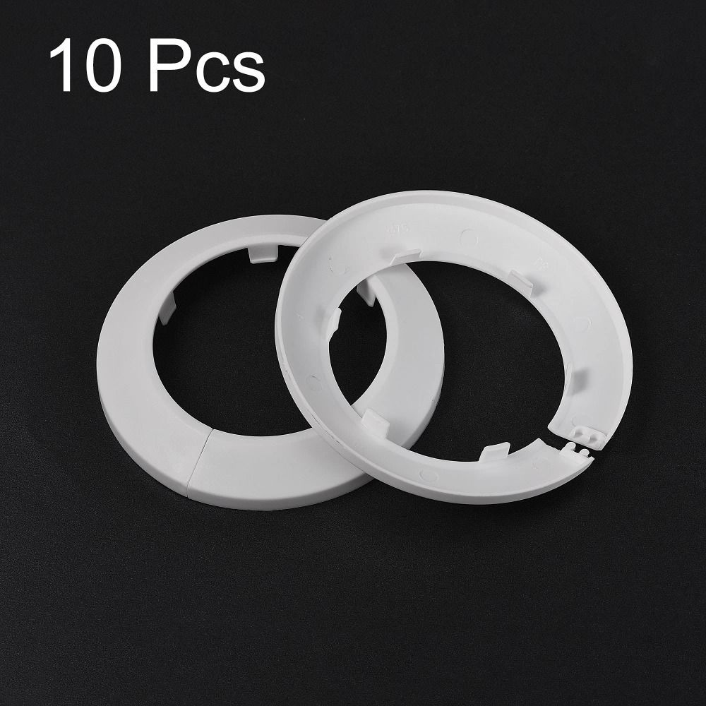 10 шт. ПП Декоративный Пластиковый Накладка на Дренажную Линию Белая Крышка Водопроводная Труба
