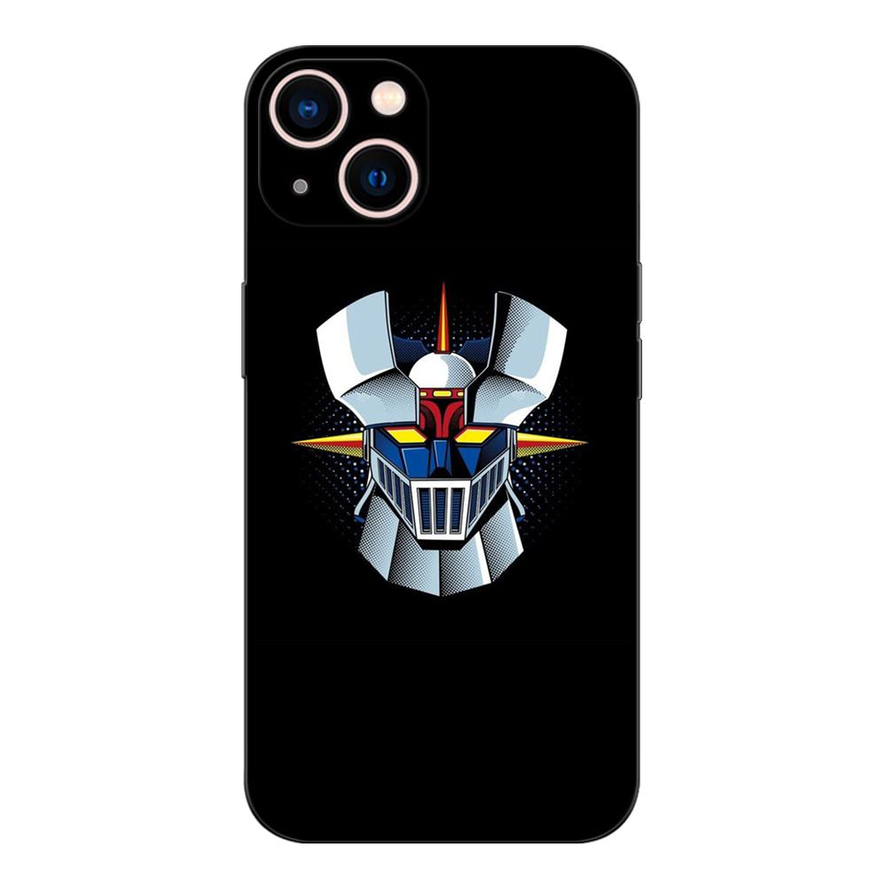 Black Tpu Case For Samsung Galaxy F23 M12 M22 M23 M32 4G M52 5G M30S M21 UFO Robot Grendizer