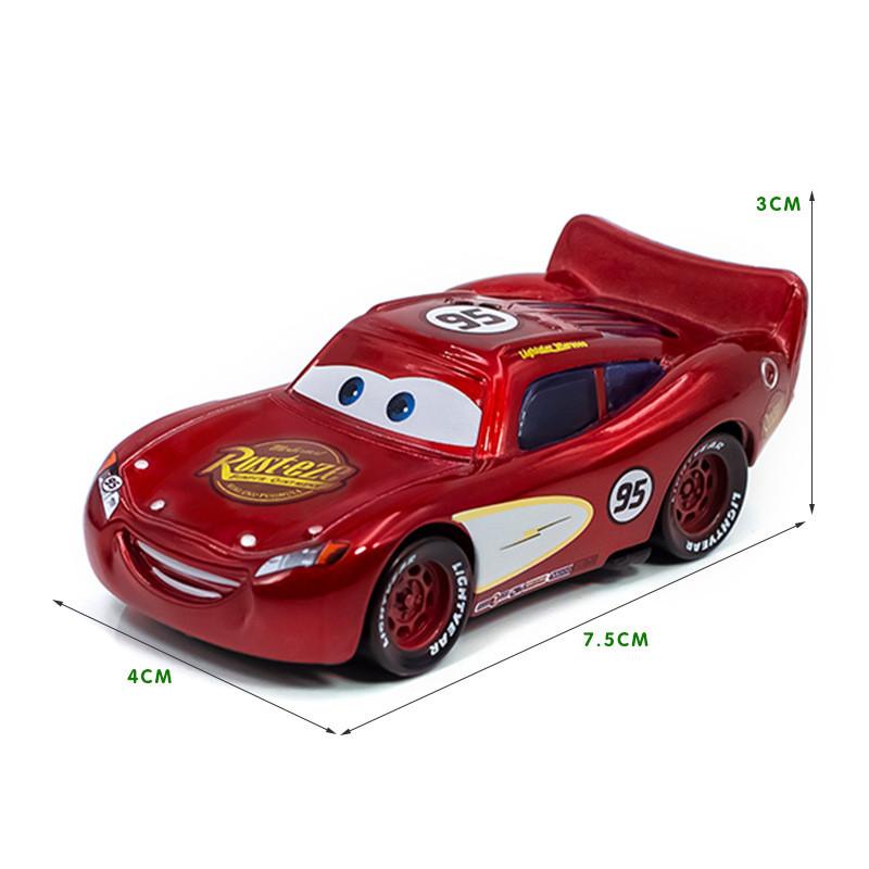 Disney Pixar Cars No.95 Молния Маккуин Модель автомобиля Металлические игрушки и хобби Для детей Для мальчиков Для малышей и детей Дети Подарок на день рождения Игрушечные машинки и поезда