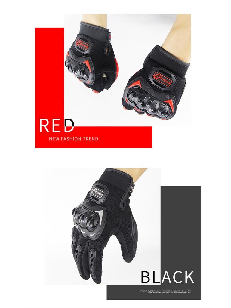 Touchscreen Full-Finger Motorcycle Racing Gloves CG666 for Off-Road Riding