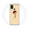 Case - BTS - Galaxy A21S - Soft Silicone - Protection - TinyTAN Suga Pattern