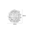 Zen-Inspired Design Glass Ball Vase Home Decor Desktop Decoration Vase Hydroponic Flower Vase  Home