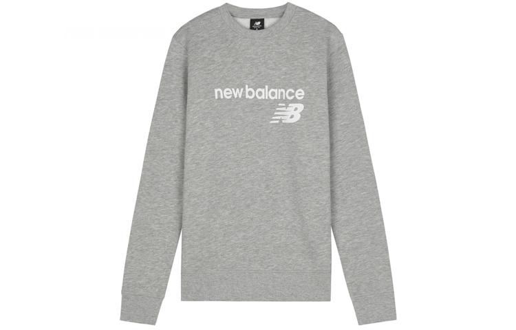 New Balance Lifestyle Casual Sweatshirts Women's Gray Crew Neck Thickened Regular WT03811-AG