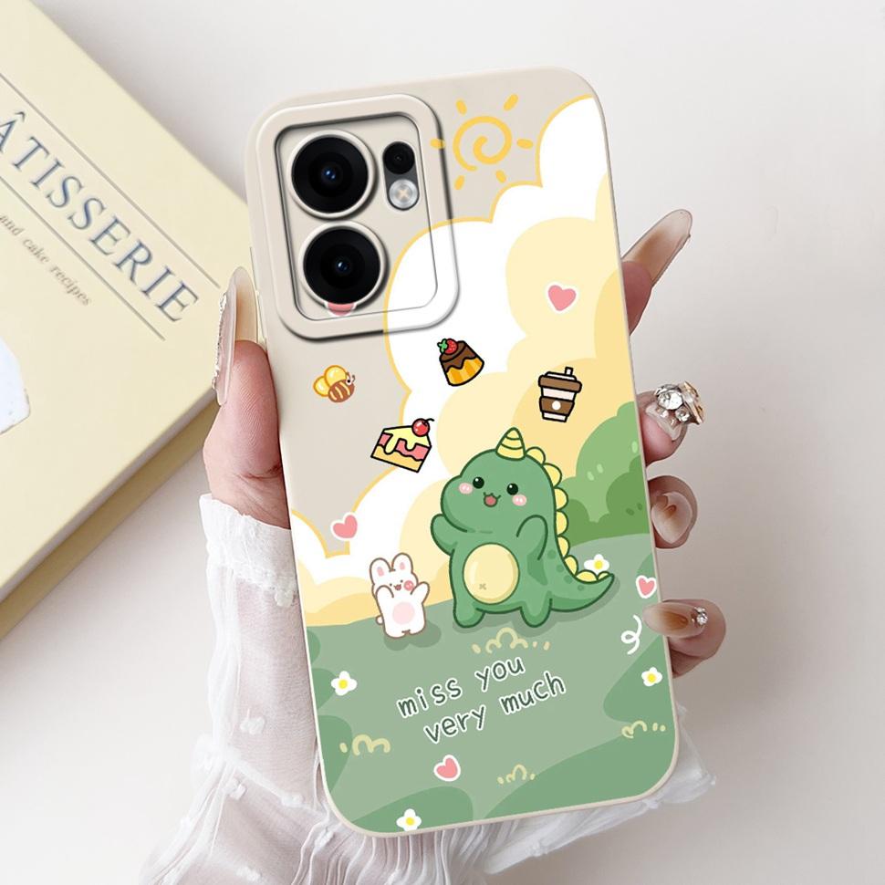 Для Oppo Reno13 F Чехол Милый Кролик Панда Мягкий Силиконовый Чехол для Телефона Для Oppo Reno 13 Reno13 Pro 13F Reno13F 5G Fundas Capa Shell