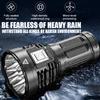 Eight-core flashlight strong rechargeable high-light small special forces outdoor multi-functional led remote spotlights camping
