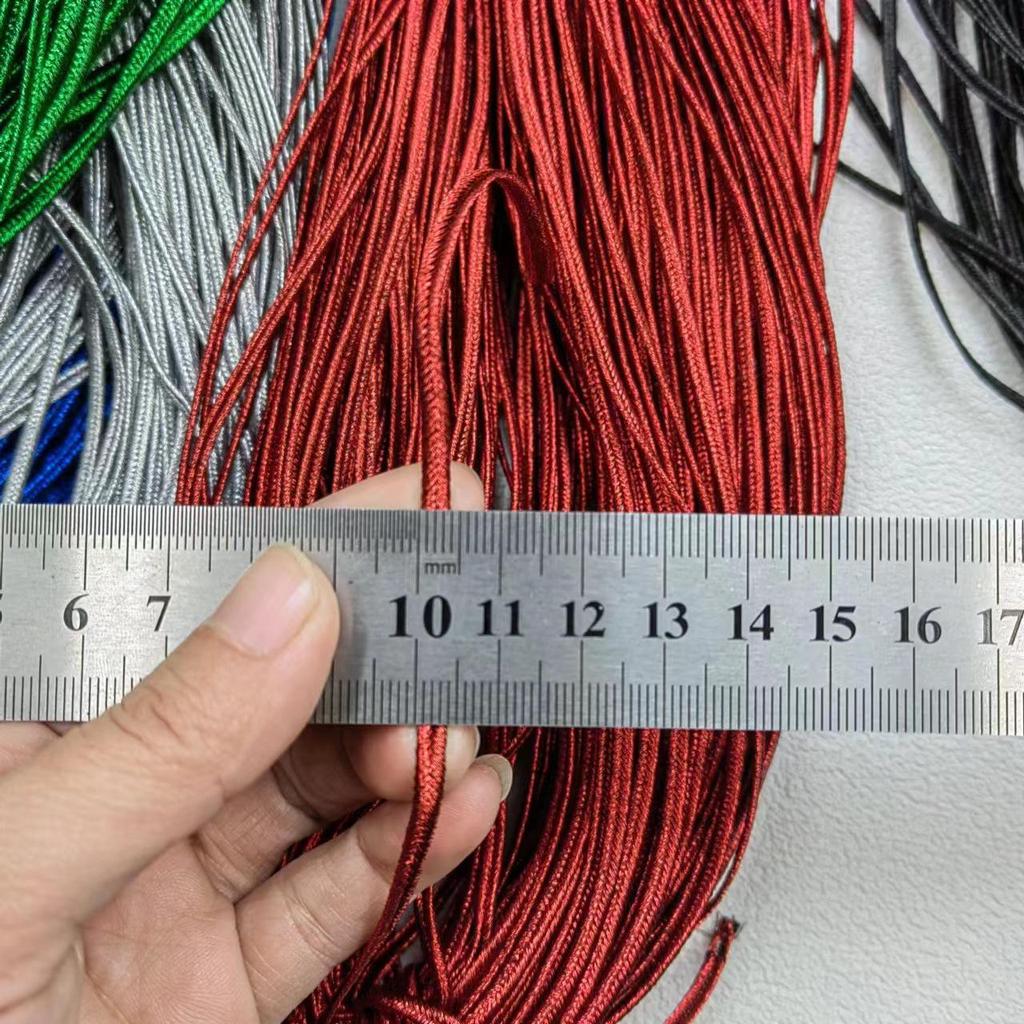 3 мм золотая и серебряная елочка по краю веревка для пояса змеиного живота для плетения одежды и сумок