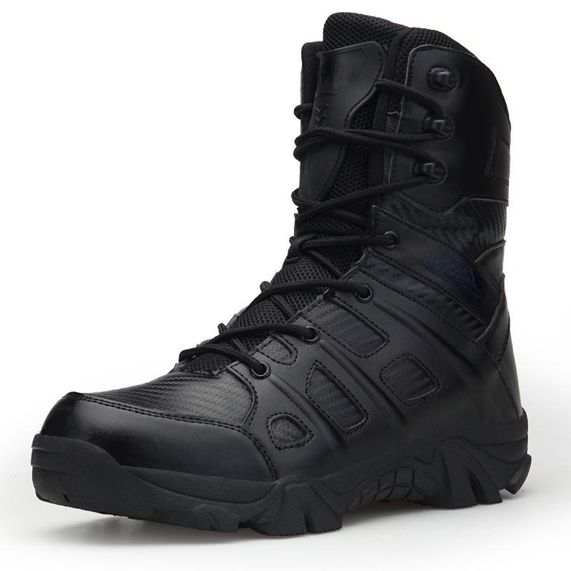 Men's Boots Fashion Outdoor Anti-collision Hiking Shoes Army Combat Military Boots