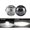 7-Inch 80W High-Brightness Headlight for Harley and Jeep Wrangler - European and American Compatible