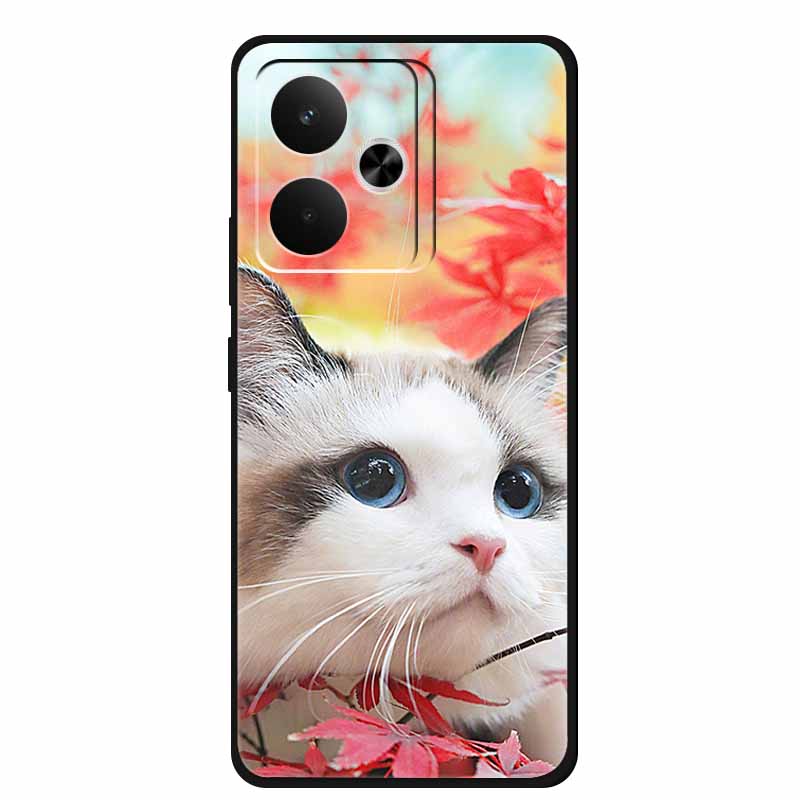 Чехол для телефона Realme GT7 GT 7T 7 T Сумка Черный Силиконовый Мягкий Задний Чехол Для Realme 14 4G 15 Pro Чехлы Coque Защитный Корпус