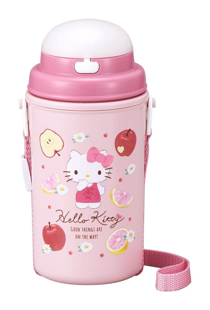 OSK Бутылка для воды с трубочкой 450 мл Hello Kitty Fruit (холодный тип) СК-450С