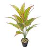 18-Head Monstera Deliciosa and Aglaonema Faux Plant Bonsai for Home Landscaping