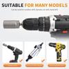 Magnetic Impact Socket Length 65MM Impact Drivers Socket Durable Nut Screwdriver  Power Tools