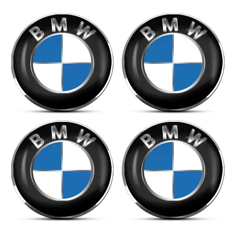4PCS 56/60mm Car Hub Caps Car Wheel Center Cover Hubcaps Auto Accessories for BMW X1 X3 X4 X5 E46 E90 F20 E60 E39 F10 M2 M3 M5