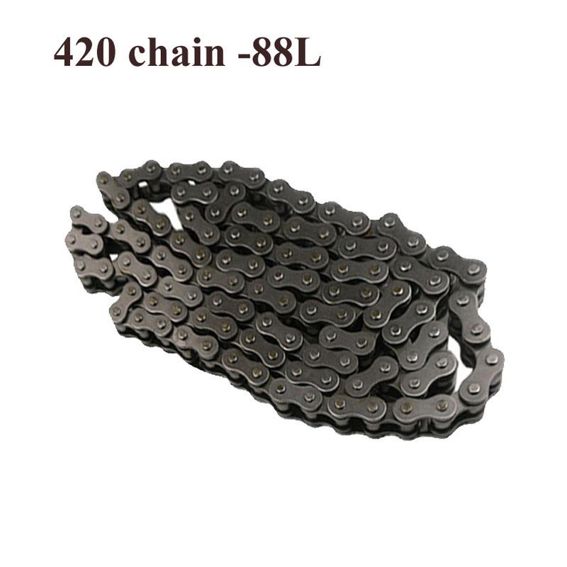 420-82L 88L 96L108L110L chain is suitable for ATV off-road motorcycle modification, universal thick chain 420 reinforced chain r