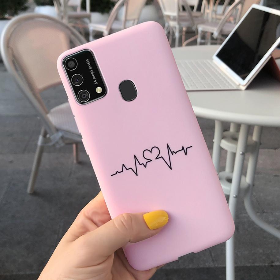 Чехол для Samsung Galaxy M31 M21s 2020 Парный Чехол для телефона с Сердечком Любви Для Samsung M31 Prime SM-M315F M 31 M 21s Мягкий Чехол 6,4 дюйма