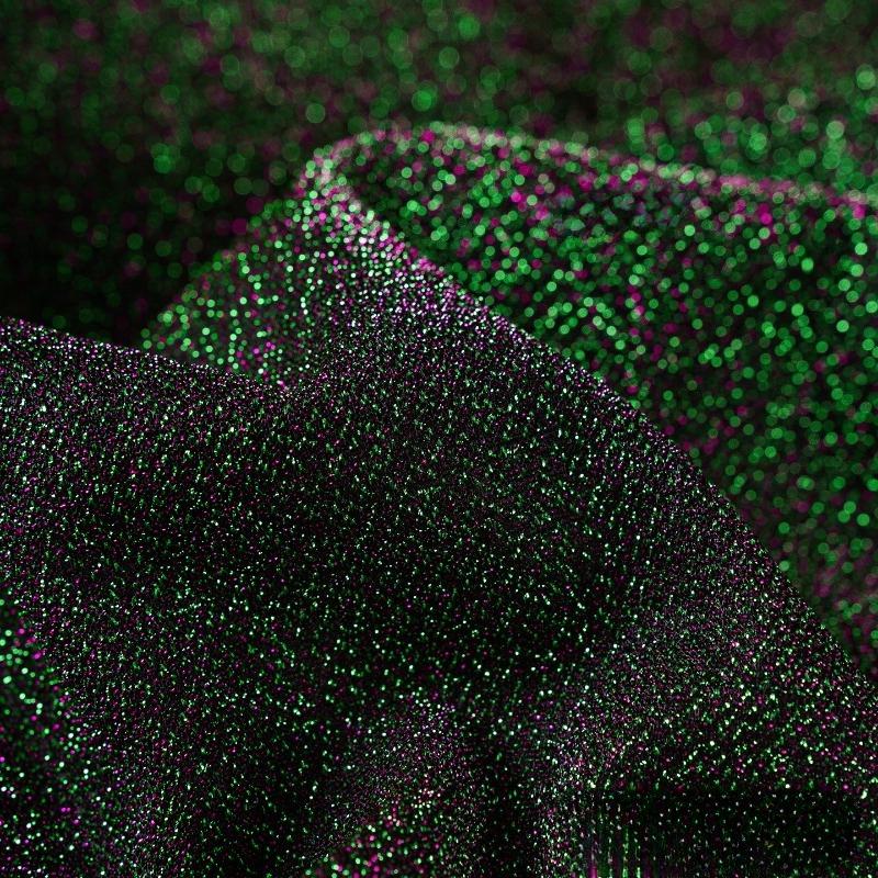 Двусторонняя мерцающая звездная бархатная ткань Яркая шелковая блестящая бархатная ткань Неэластичная для DIY шитья платьев ципао