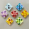 6pcs Refrigerator Magnets Colorful Fridge Magnets Locker Glass Magnets Cute Decorative Magnets for Fridge, Whiteboard, Office