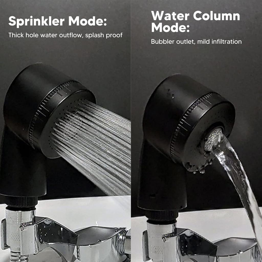 Salon Shampoo Bowl Sprayer Anti Leakage Adjustable Flexible Shampoo Bowl Sprayer Head Hose Set for Barber Shop