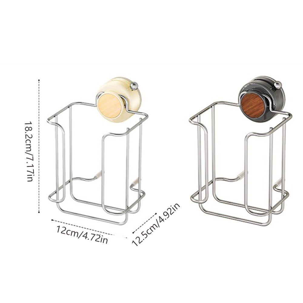 Suction Cup Wet Tissue Holder Punch-Free Wipes Paper Storage Box Toilet Use