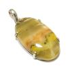 Bumblebee Jasper Gemstone 925 Sterling Silver Jewelry Pendant 1.81" GK-2203