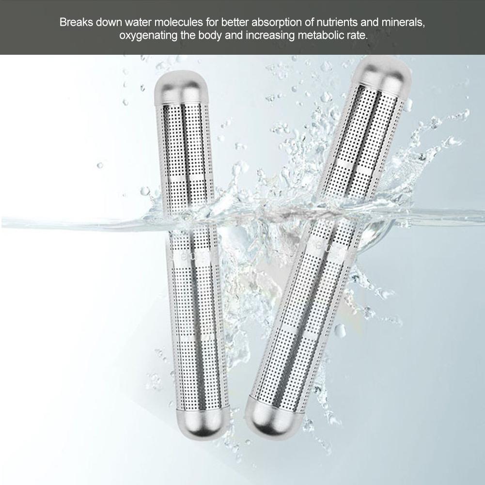 Stainless Steel Hydrogen Alkaline Water Stick PH Alkalizer Ionizer Mineral Purifier Filter