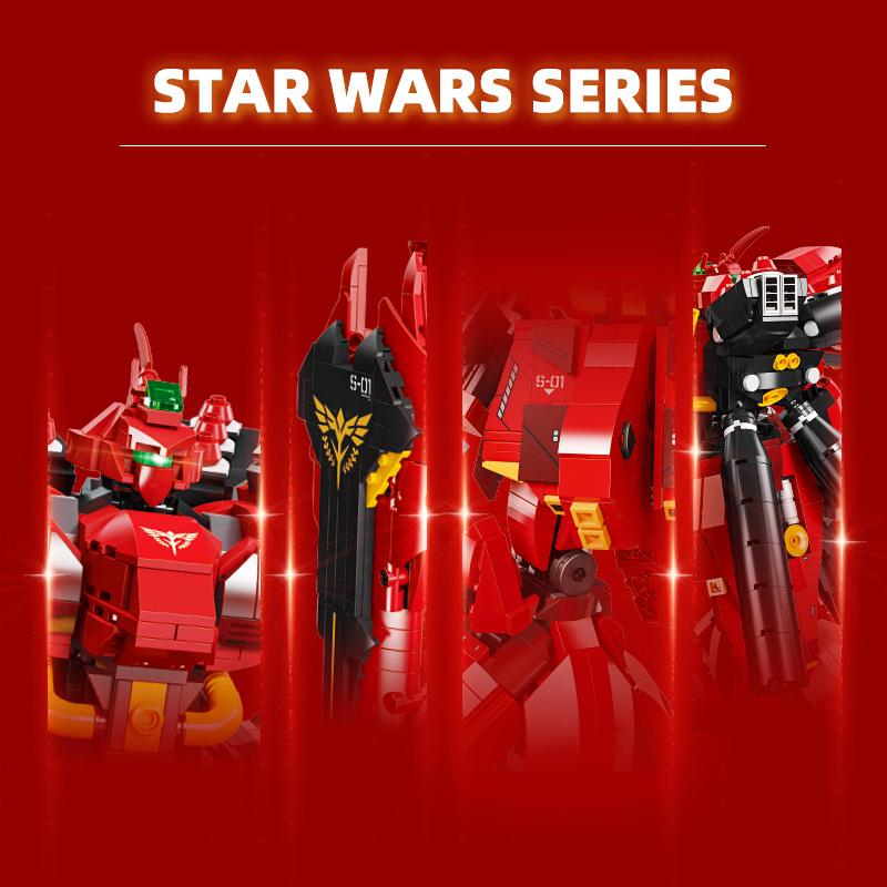 Конструктор Сазаби: Большая модель робота-меха для детей