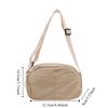 Japanese Style Sling Crossbody Bag Quick-dry Versatile Waist Pack Cool Nylon Square Bag  Women